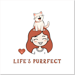 Purrfect Life Posters and Art